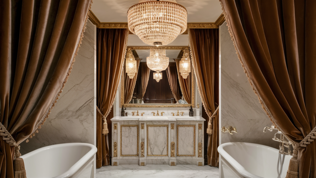 A stunning image of an opulent bathroom