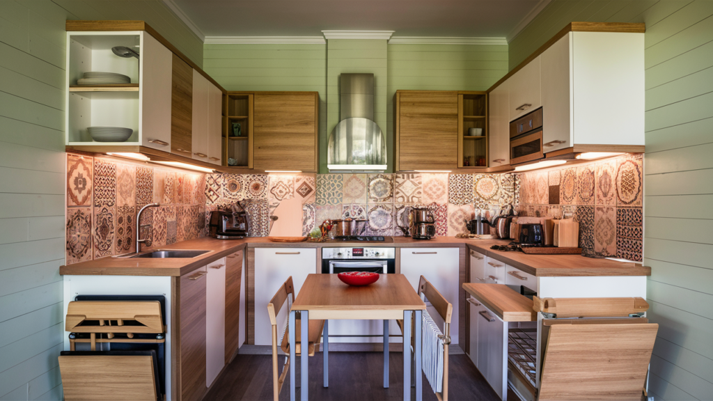 A cozy and functional small kitchen