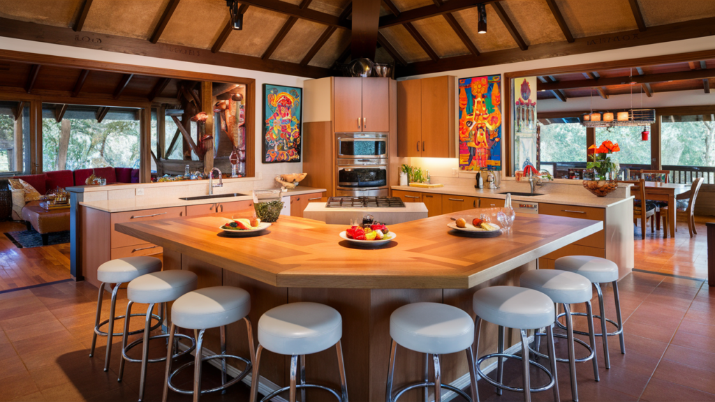 A picturesque family-friendly kitchen