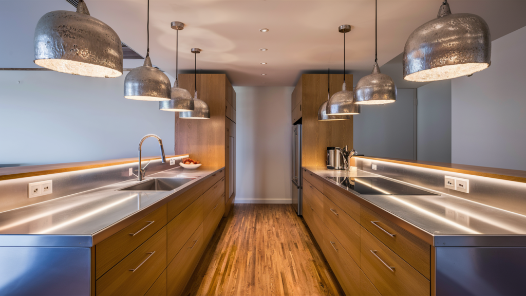 A Sleek, Modern Kitchen Designed With Eco-friendly Materials