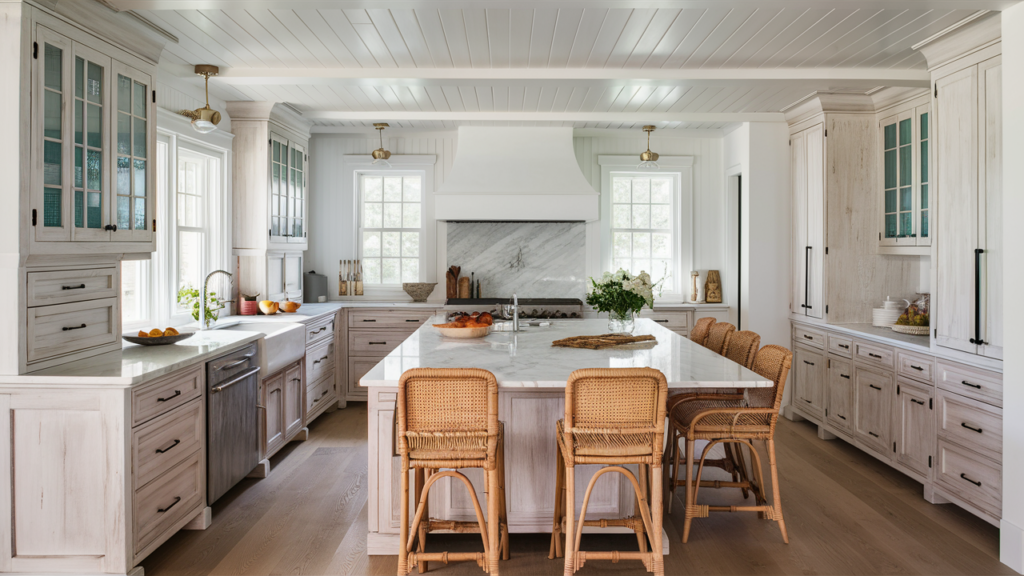 A stunning coastal-inspired kitchen designed