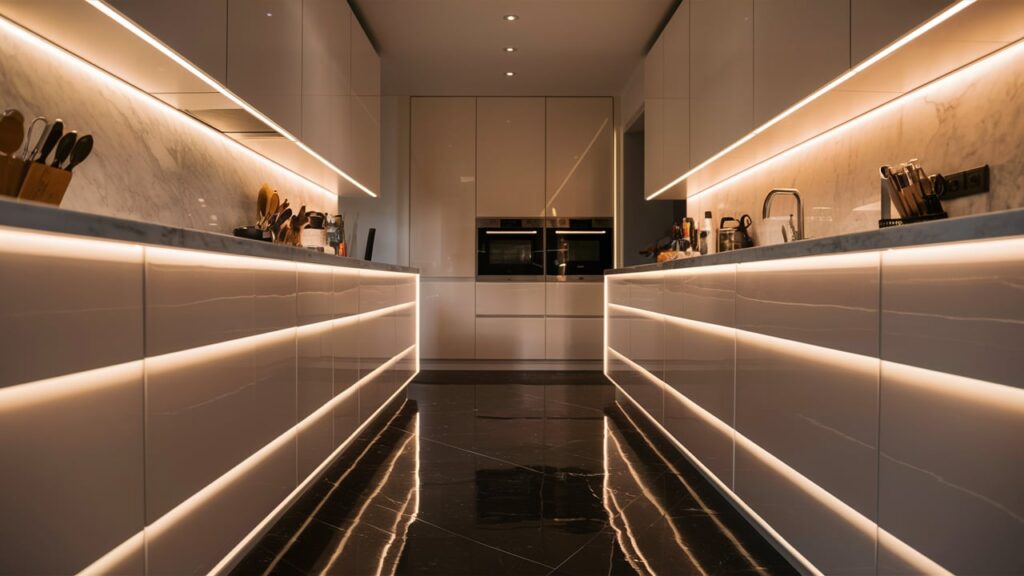 A stunning modern kitchen design