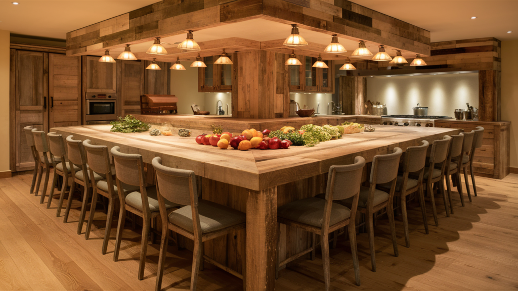 A warm and inviting rustic kitchen