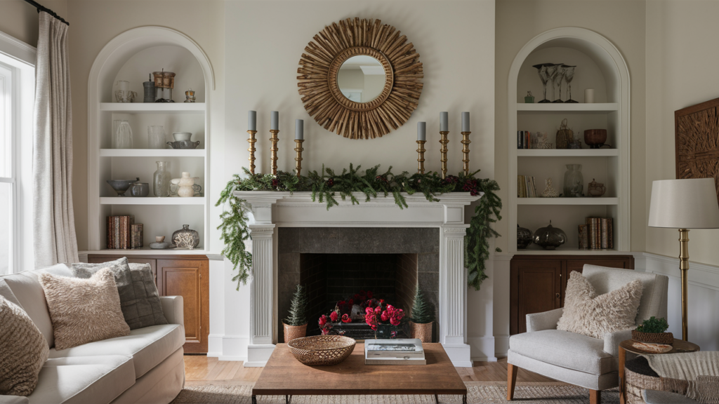 Achieving Harmony Style Your Fireplace Mantel With Symmetry