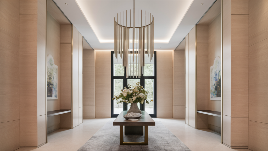 Sleek Modern Chandelier With A Minimalist Design