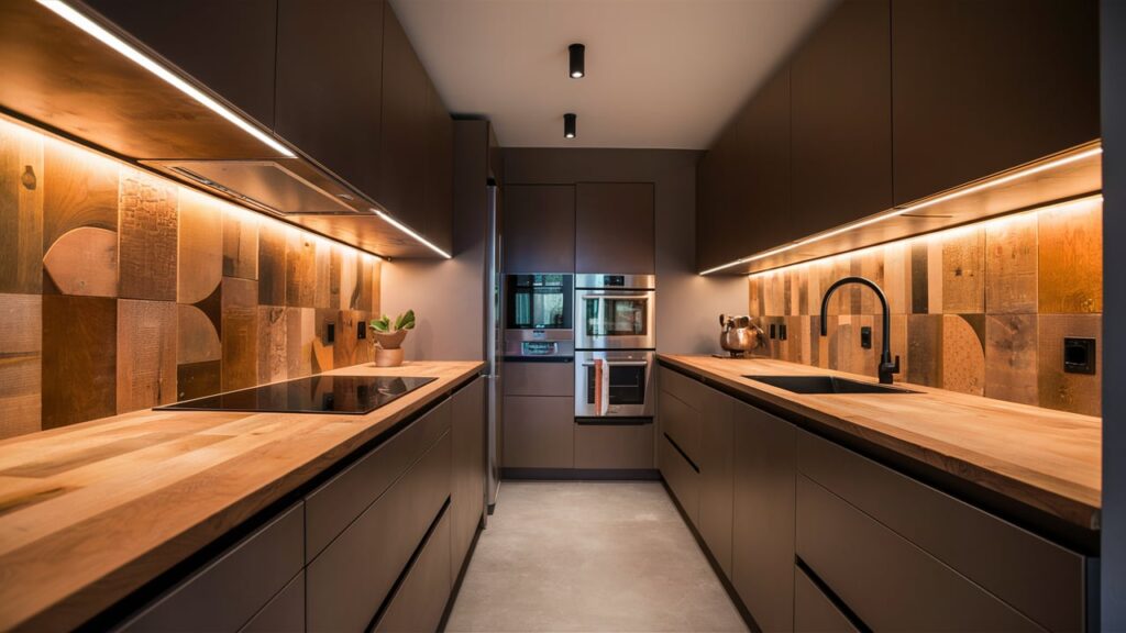 A Modern, Eco-friendly Kitchen With Sleek