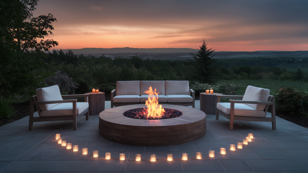 Ambient Lighting Around Your Fire Pit Area With Led Strip Lights