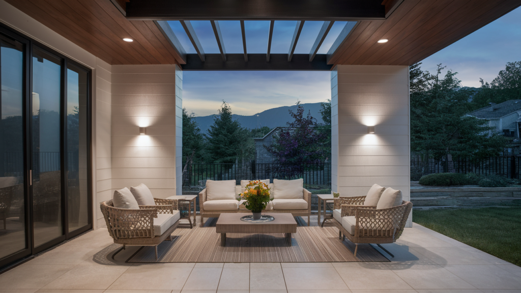 Energy-efficient Led Wall Sconces On Your Patio Walls