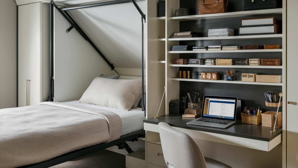 Guest Room Featuring A Murphy Bed