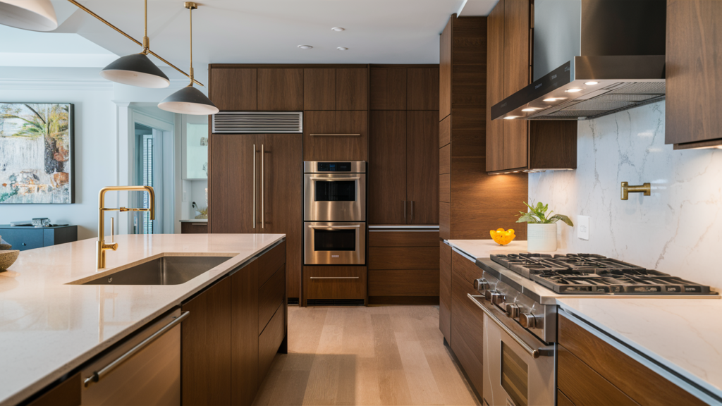 Kitchen With A Built-in Oven