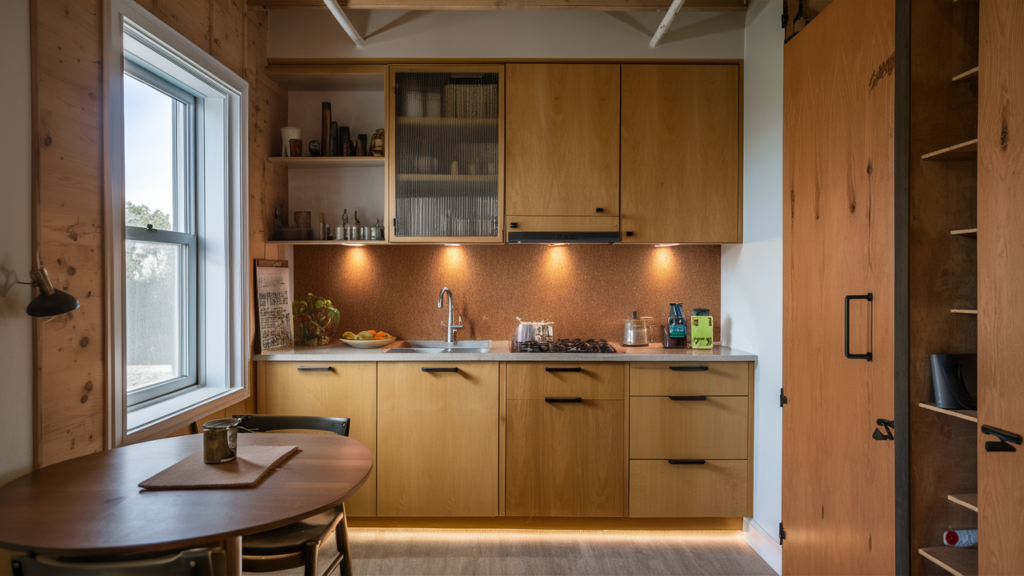 Kitchen With Cabinets