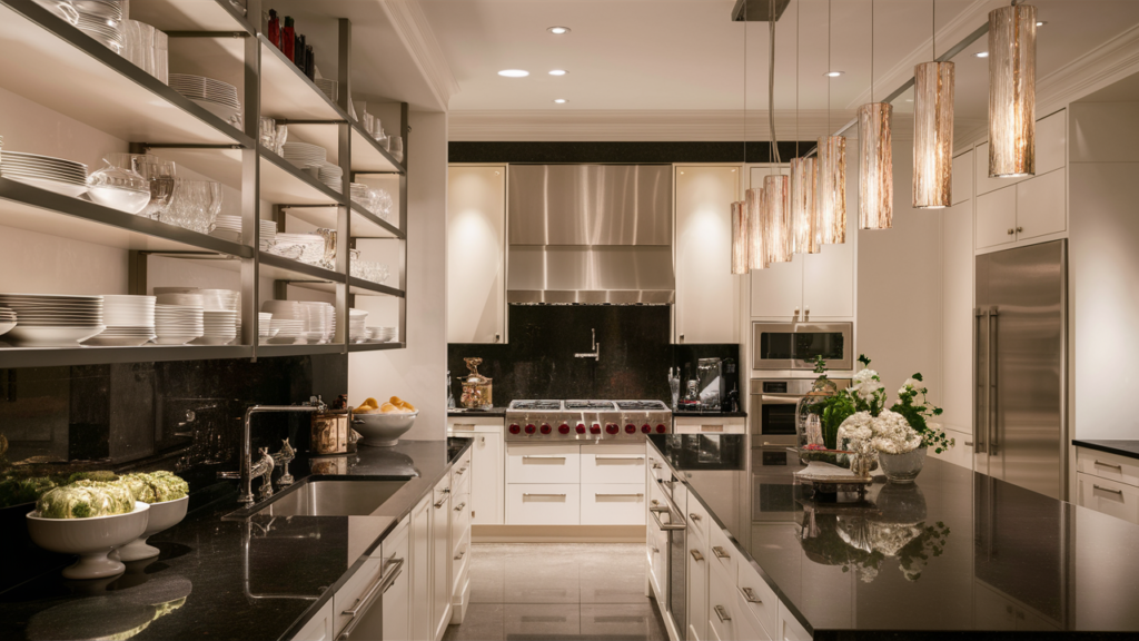 stunning and elegant high-end kitchen