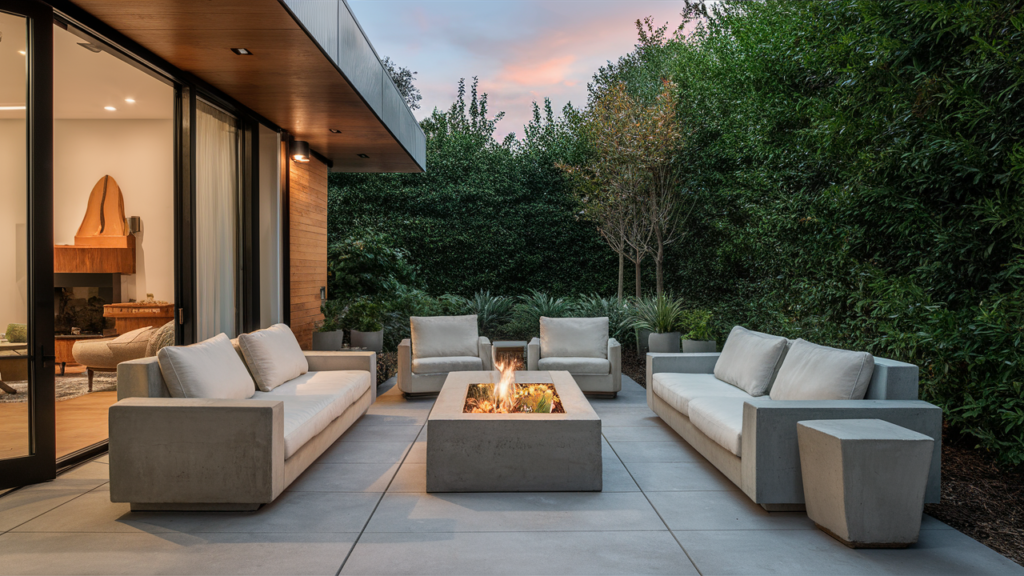 The Cohesive Industrial-chic Vibe Of Your Patio