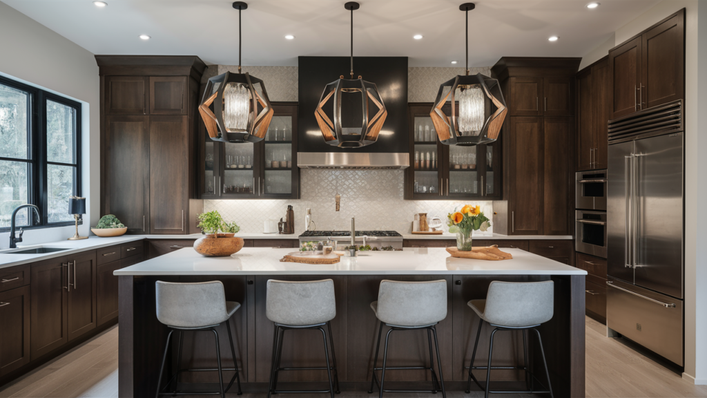 Unique And Eclectic Focal Point In The Kitchen