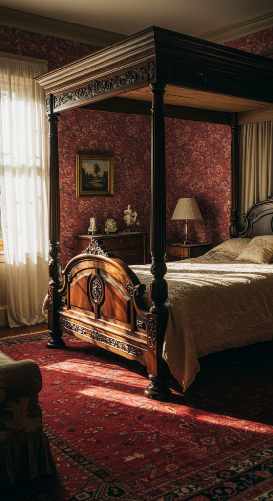 A Victorian-era Inspired Bedroom