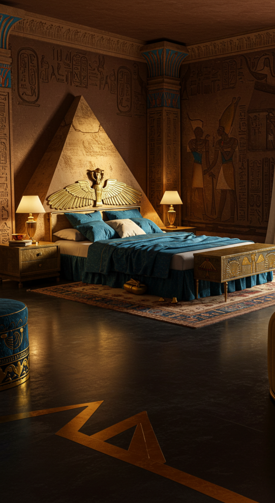 A Bedroom Inspired By Ancient Egypt