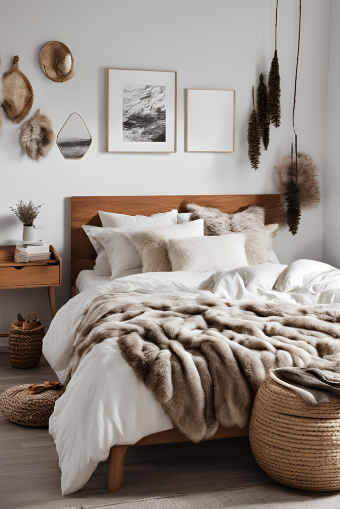 A Cozy Scandinavian-style Bedroom