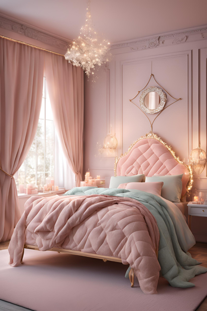 A Cozy Princess-style Bed