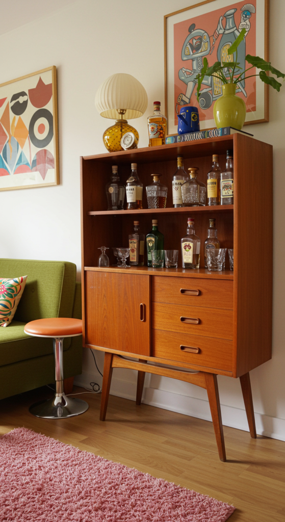 A Mid-century Modern Bar Cabinet