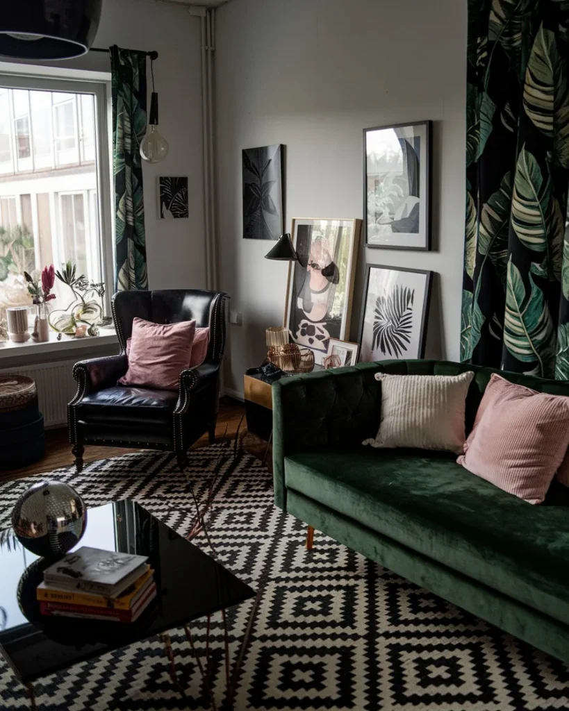 A Mid-century Modern Living Room