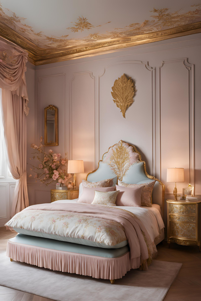 A Romantic Upholstered Bed