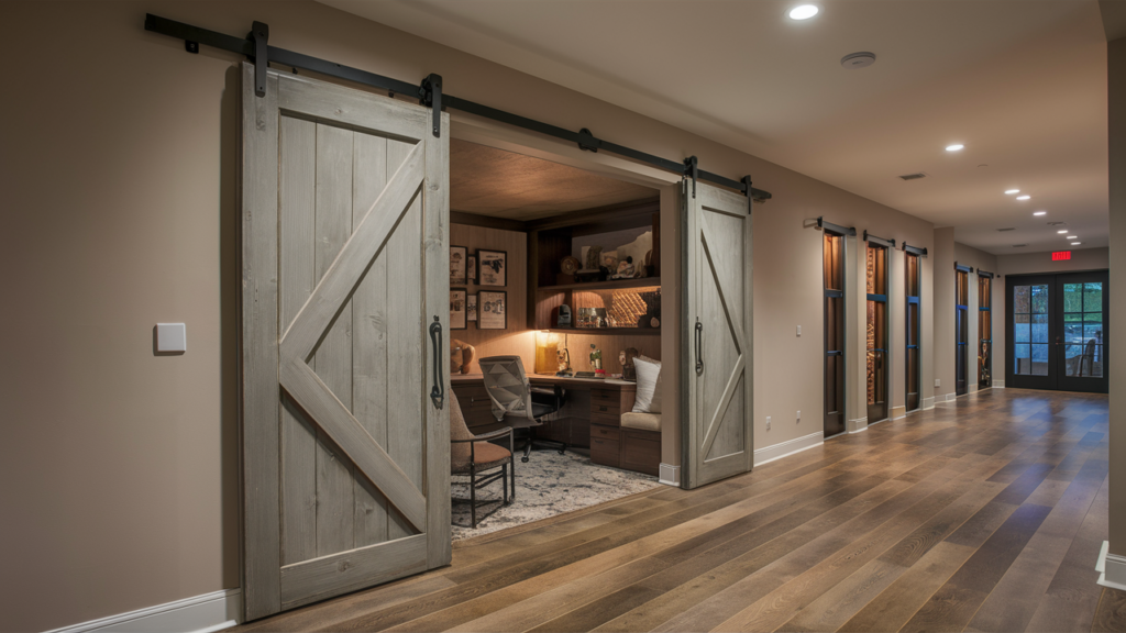 A Sliding Barn Door Adds Both Style And Practicality