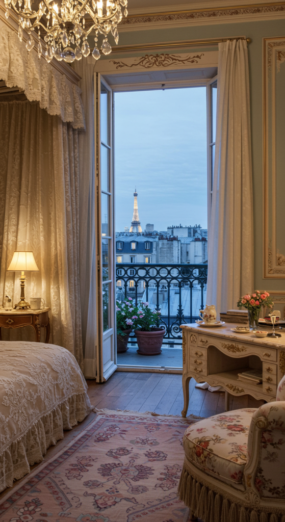 A Vintage Parisian Bedroom