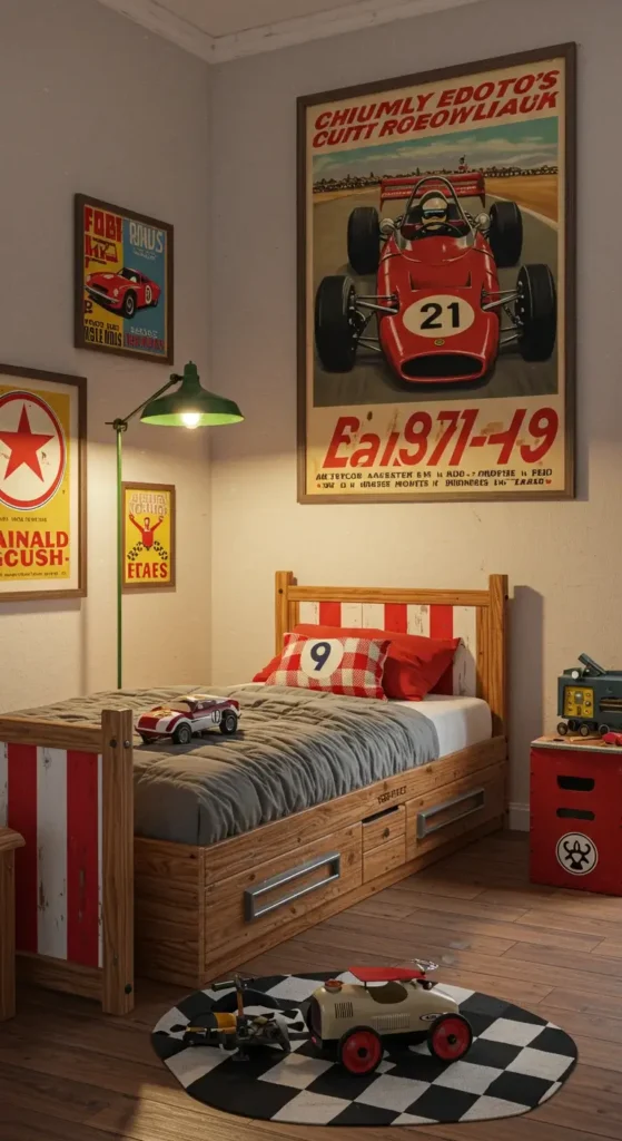 Football Locker Room-inspired Kids’ Sports Bedroom