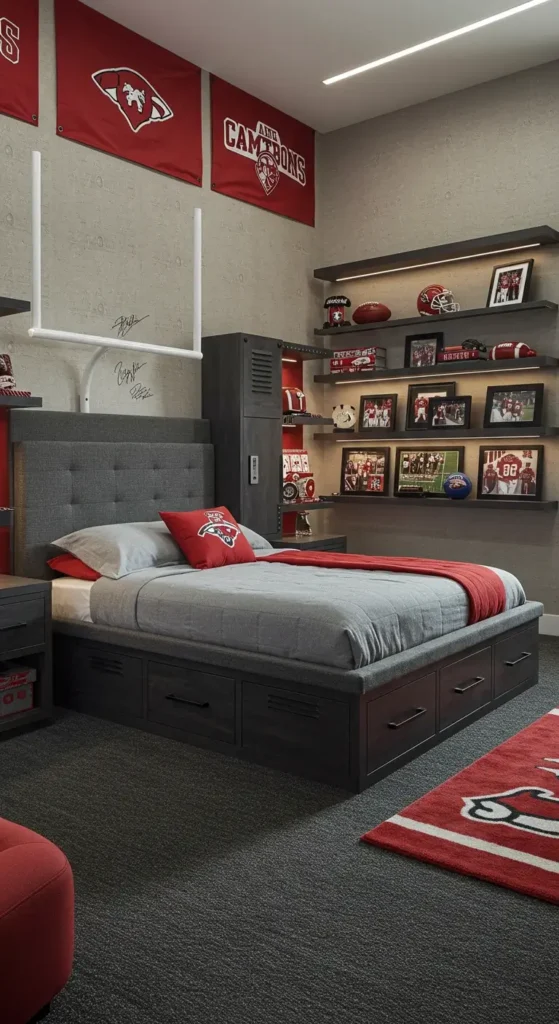 Little Slugger’s Baseball-themed Bedroom