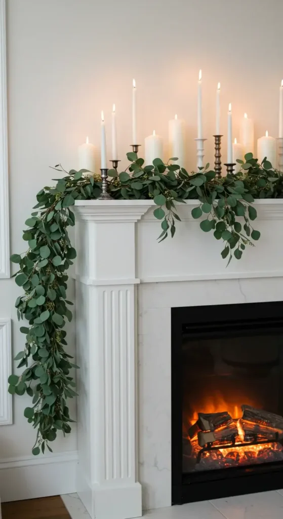 Timeless Elegance A Classic Living Room Mantle