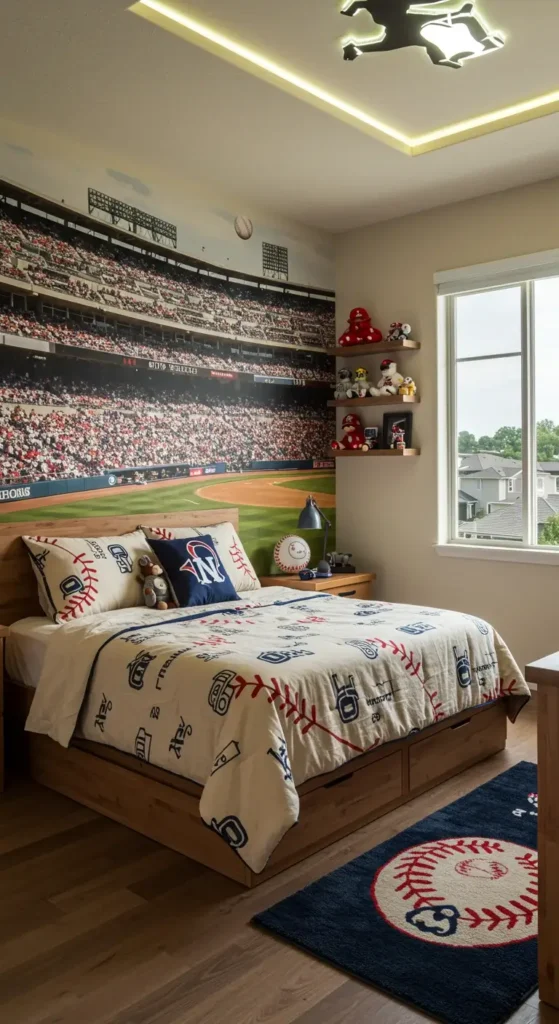 Touchdown! Football-themed Kids’ Room'