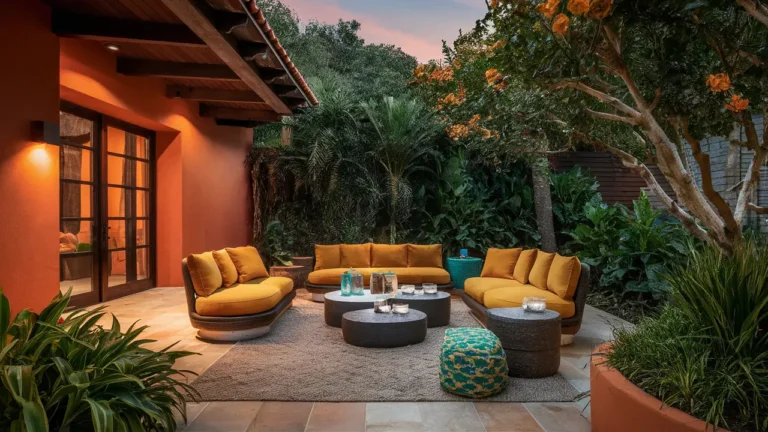 10 Bold Color Schemes For Patios Ideas