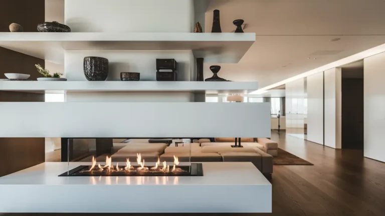 10 Fireplace With Modern Shelving Ideas