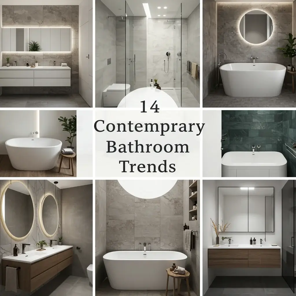 14 Contemporary Bathroom Trends