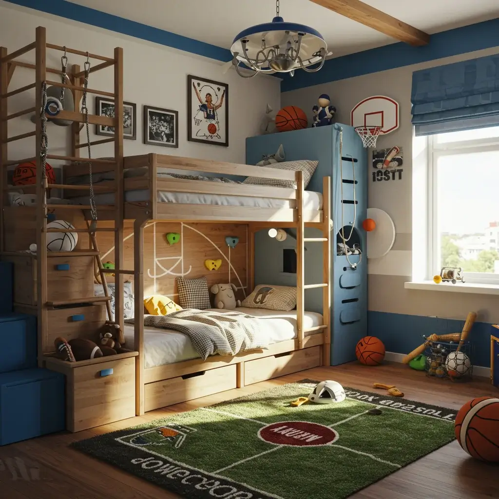 50 Kids Sports Bedroom Ideas