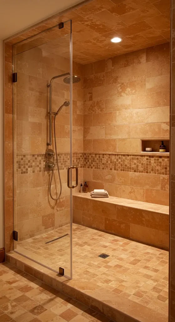 A Mediterranean-inspired Shower