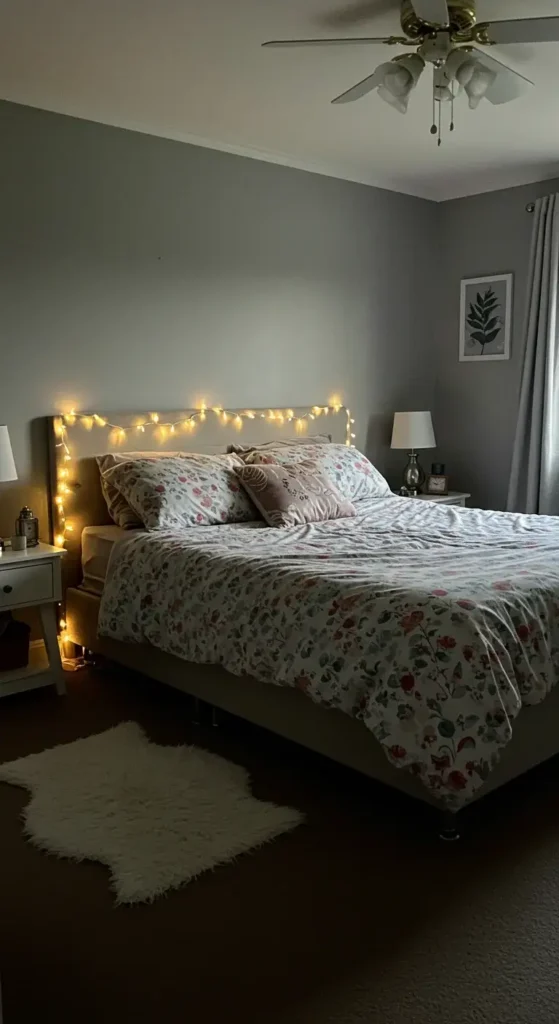 A Bedroom With A Comfortable And Inviting Atmosphere