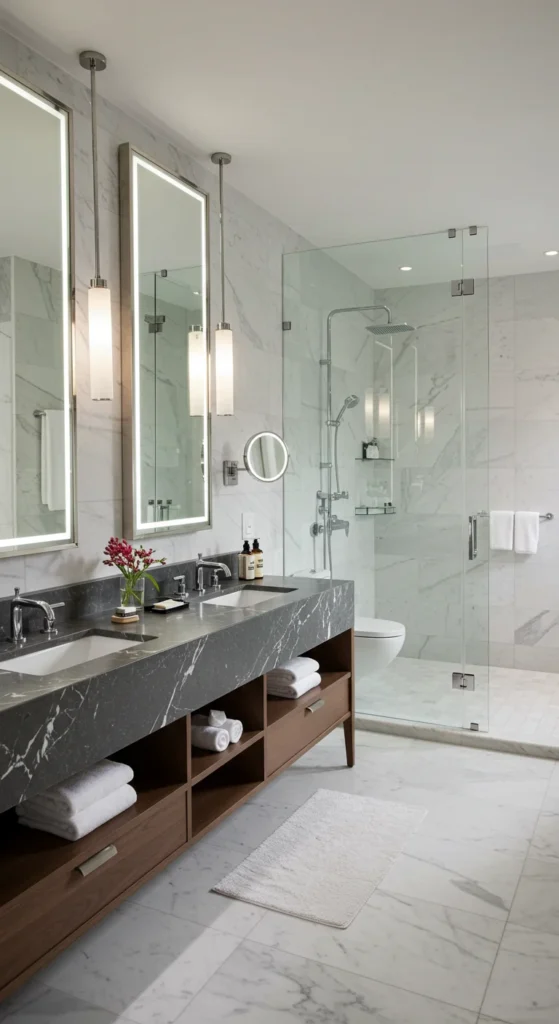 A High-end Hotel-style Bathroom