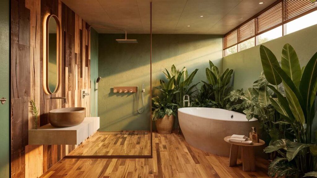 A Luxurious And Sustainable Modern Bathroom