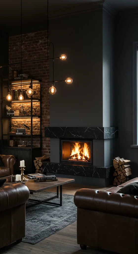 A Spacious And Inviting Living Room With Natural Wood Elements