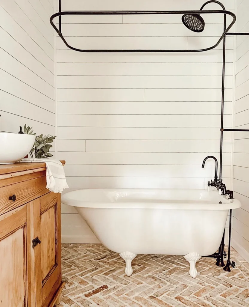 Bright Whites Clean and Modern Bathroom