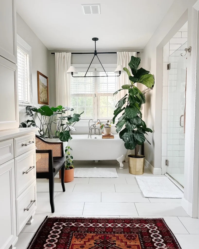 Bright and Cheerful Colorful Bathroom