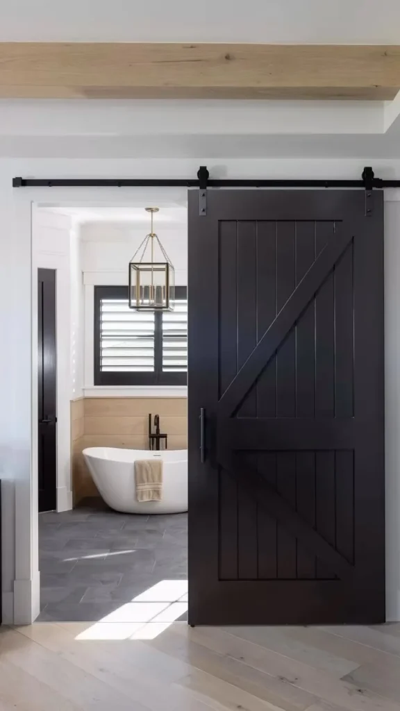 Classic black Elegant Minimalist Bathroom