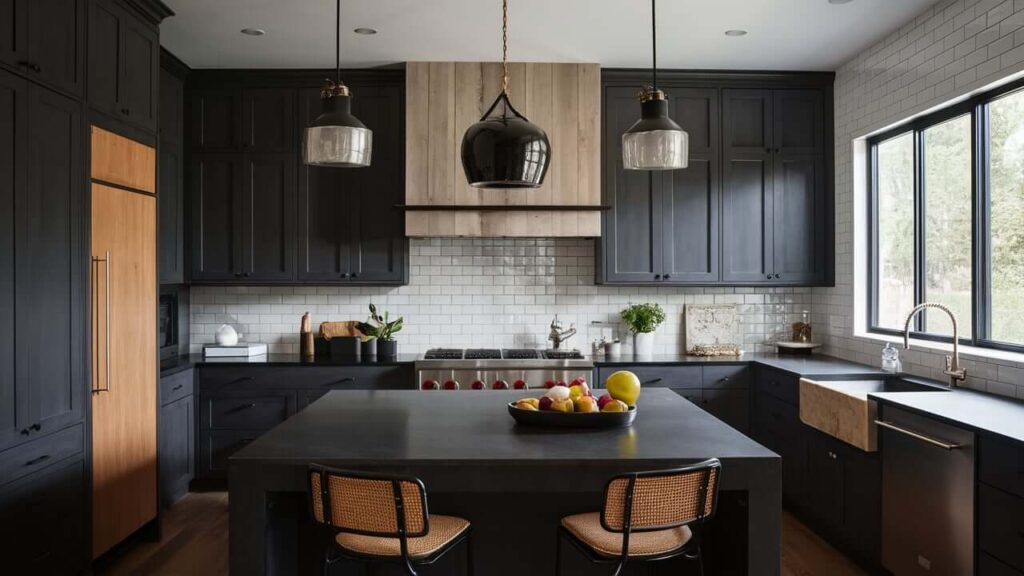 Dark Charcoal Gray Kitchen