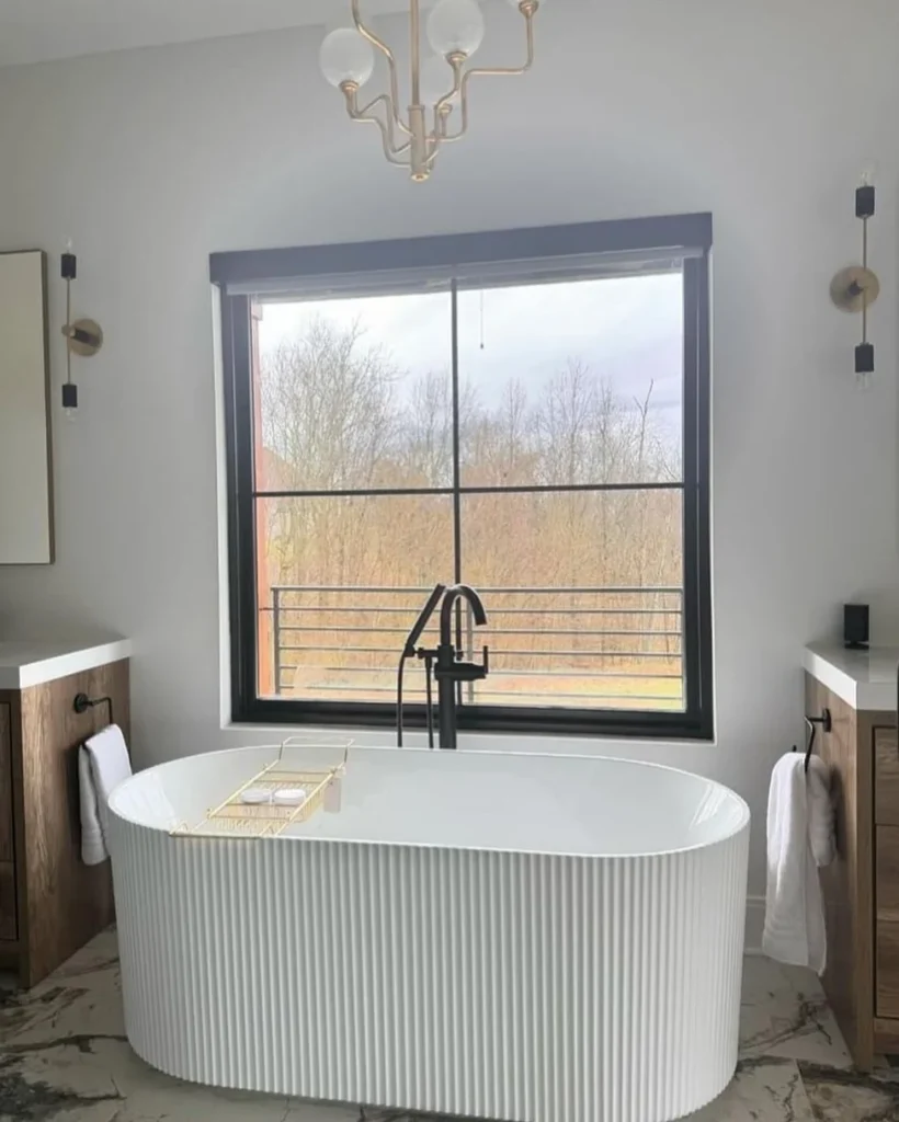 Light and Airy Bright Bathroom Design