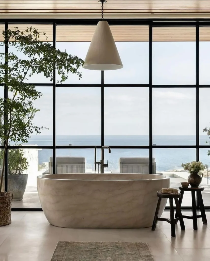 Modern Serenity Clean and Calm Bath Space