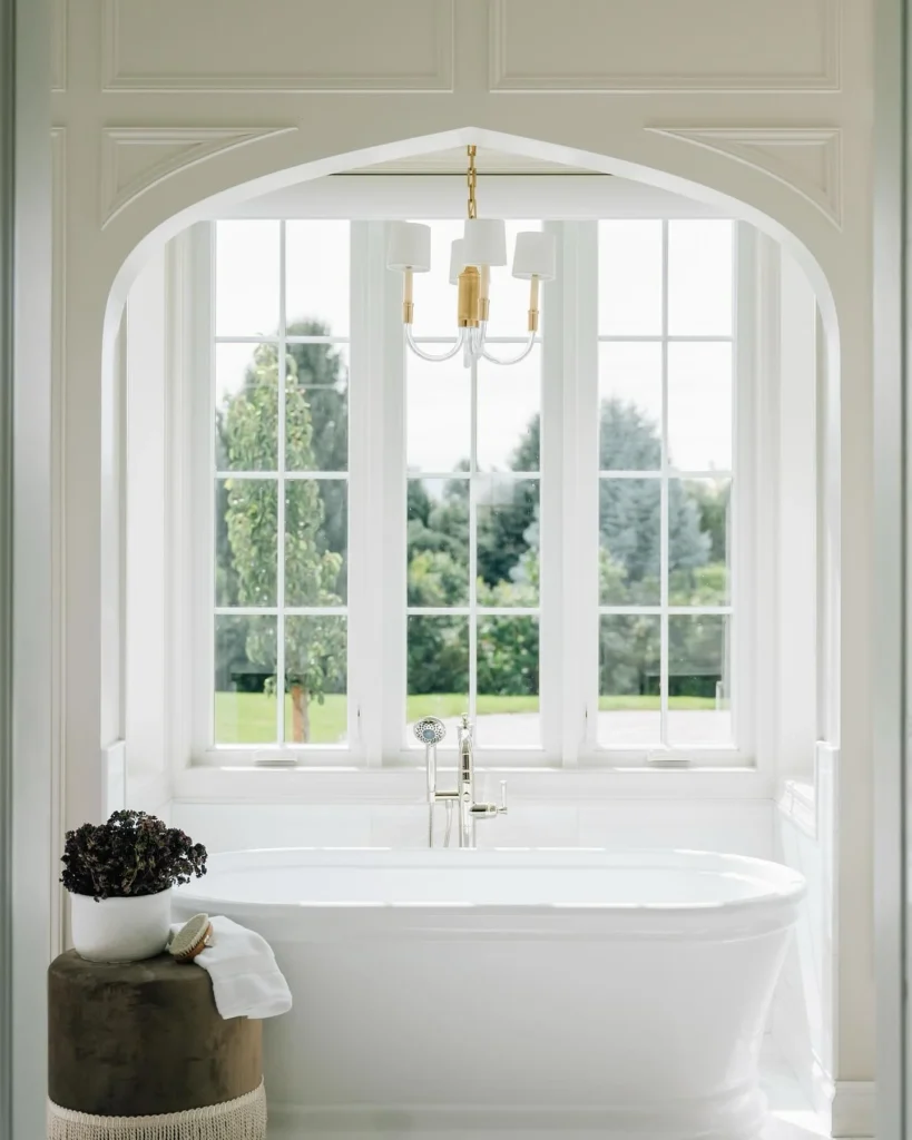 Subtle Textures Elegant Contemporary Bathroom