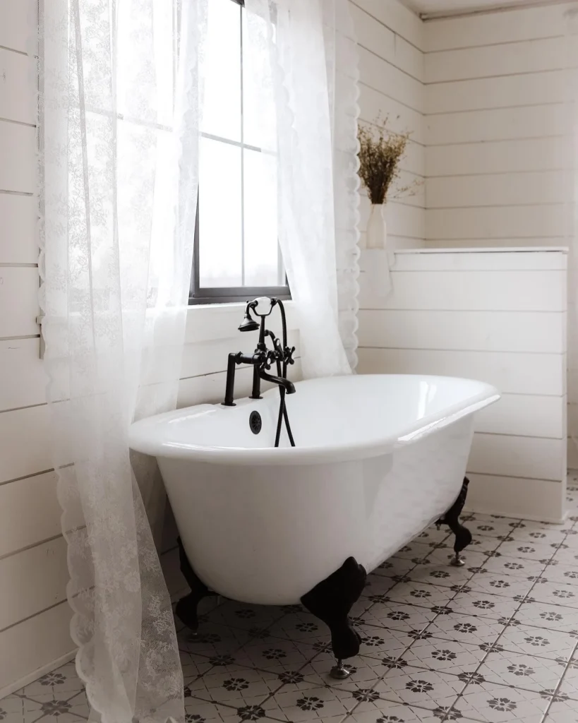 Timeless Charm Vintage-Inspired Bathroom