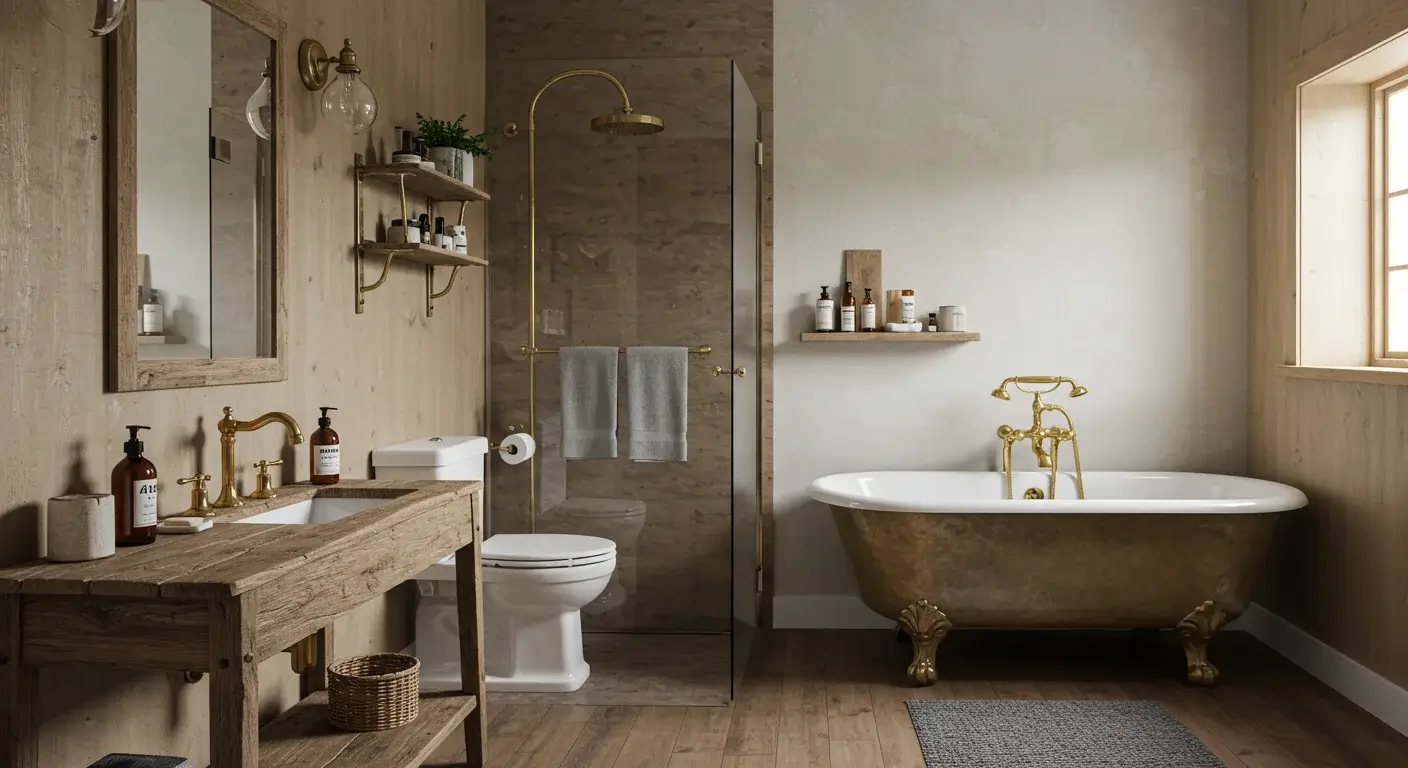 60 Vintage Modern Bathroom Ideas