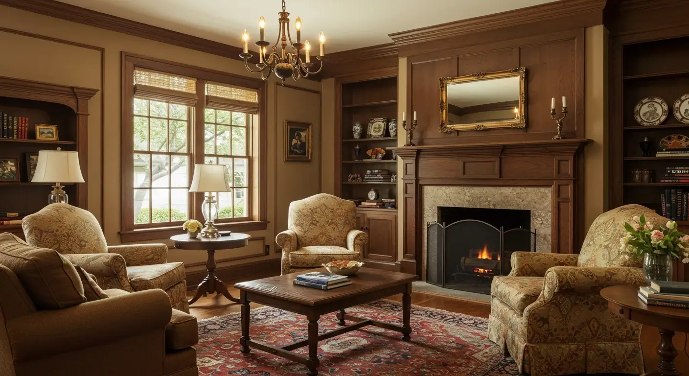 70 Cozy Traditional Living Room